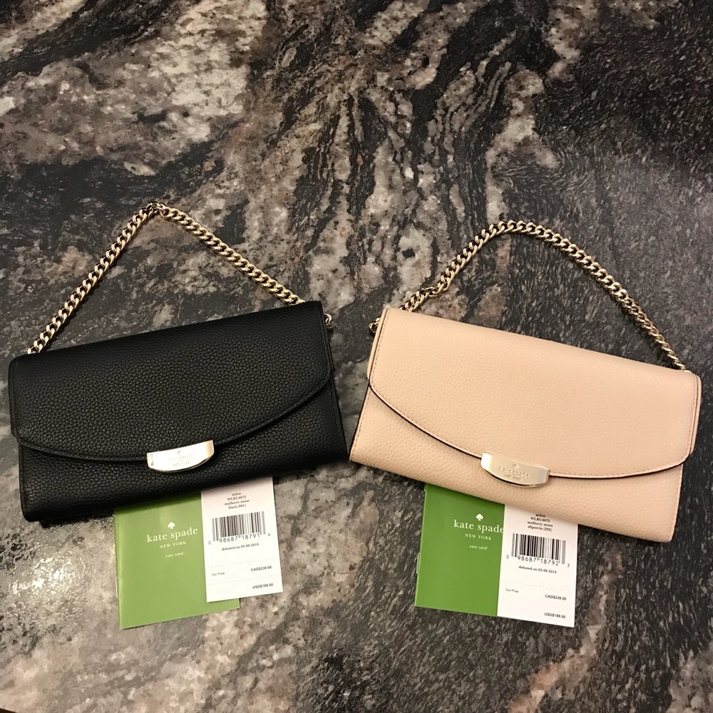 👛NWT 👛PAIR OF KATE SPADE Mulberry St clutches
